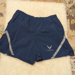 Army US Air Force PT Shorts Physical Training Trunks (PTU) Reflective Navy sizes